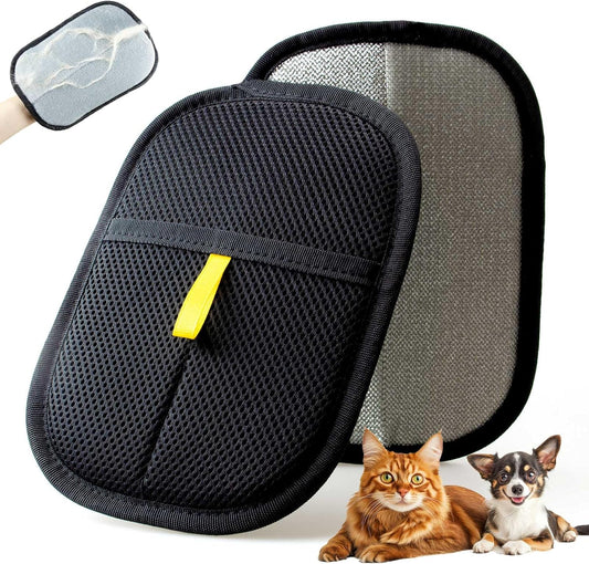 Pet Hair Removal Glove - Electrostatic Cat Dog Hair Remover Glove, Reusable Magic Brush Pet Hair Remover Tool for Couch, Carpet, and Car